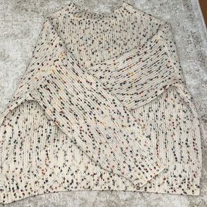 chunky high neck sweater